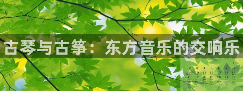 凯发手机官网：古琴与古筝：东方音乐的交响乐