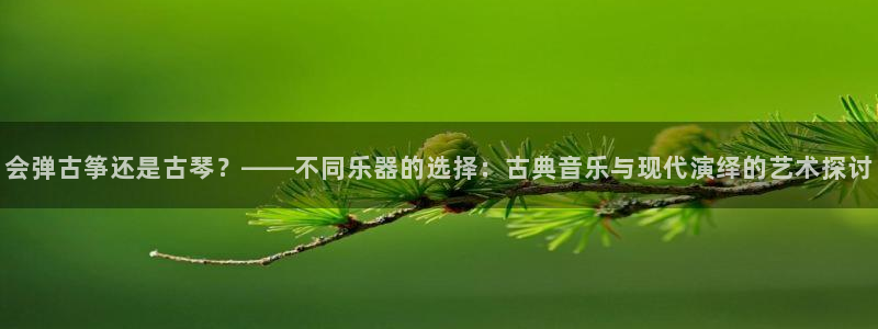 凯发k8app下载：会弹古筝还是古琴？——不同乐器的选择：古